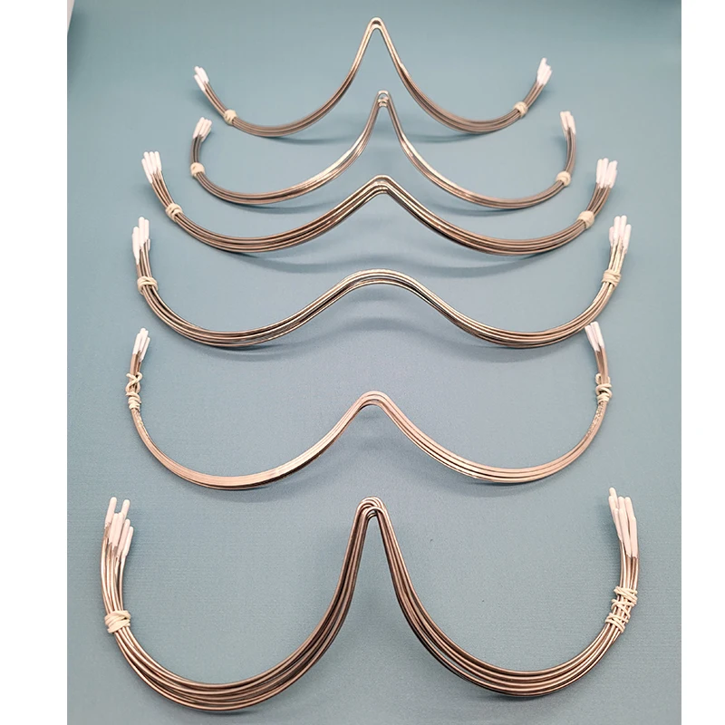 Оптовая продажа Бюстгальтер для кормления нержавеющая сталь бюстгальтер на косточках W формы из нержавеющей