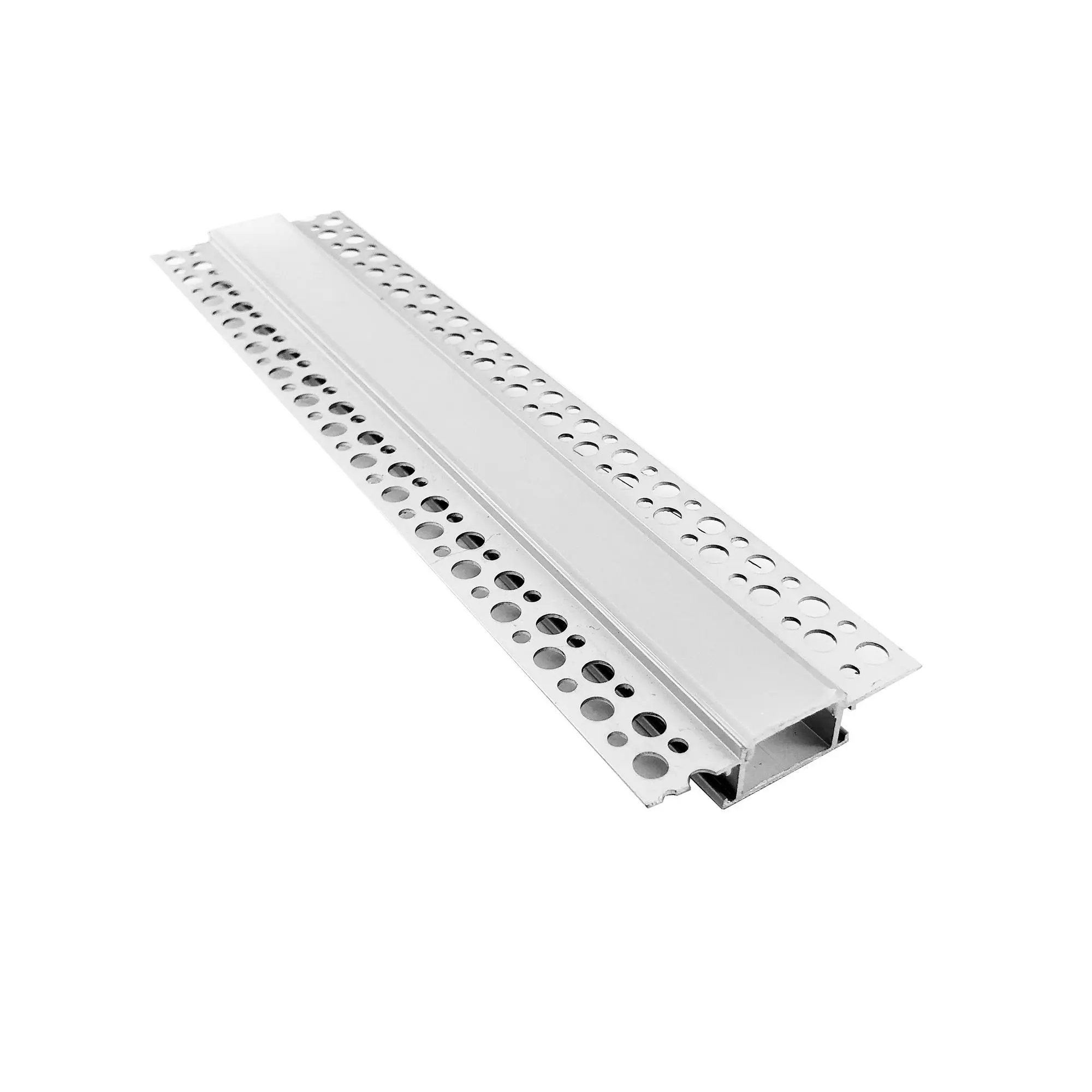 High Quality Recessed Aluminium LED Extrusion Profile for Ceiling Linear Lighting Mounted with Gypsum