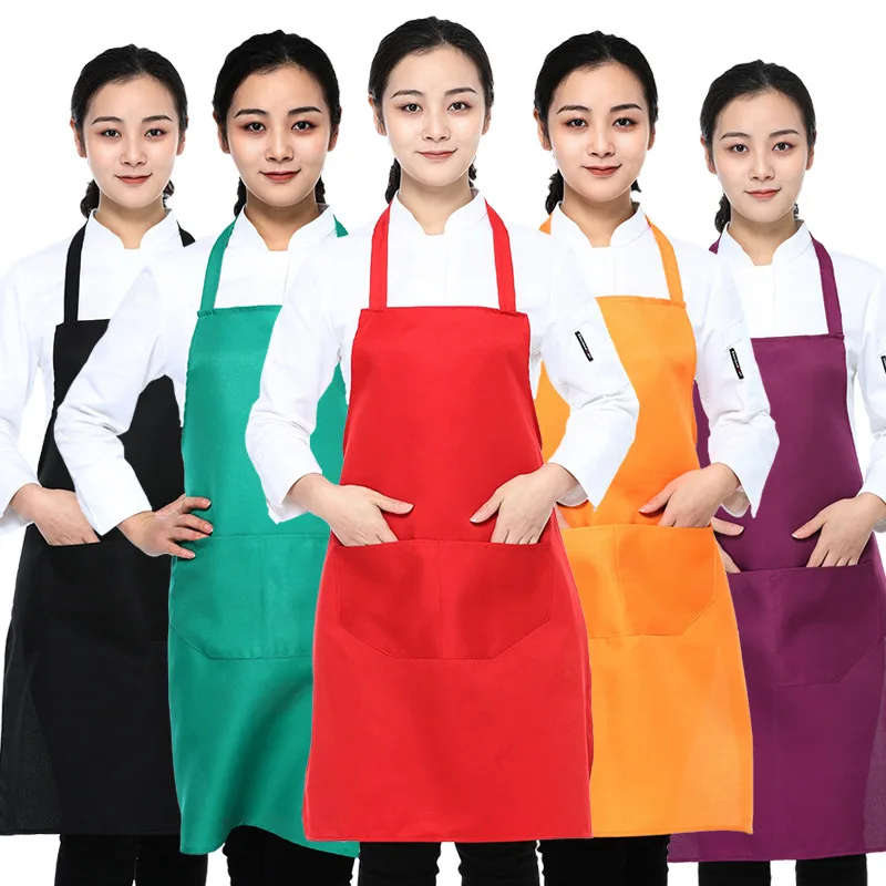 New wholesale high quality restaurant hotel custom logo printing unisex apron