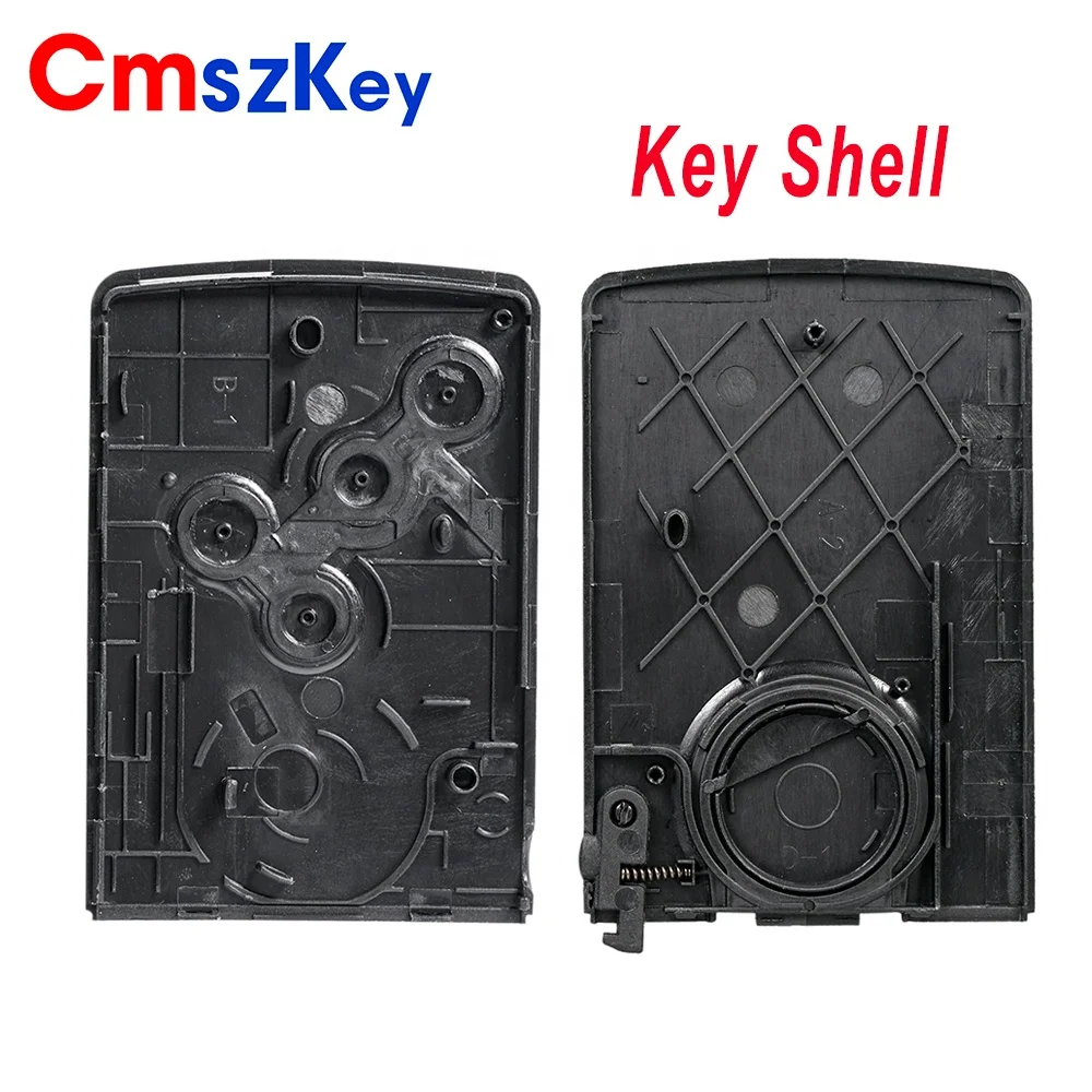 For Renault Megane Laguna Koleos Scenic Clio 4 Button Remote Smart Card Shell Case With Key Blade