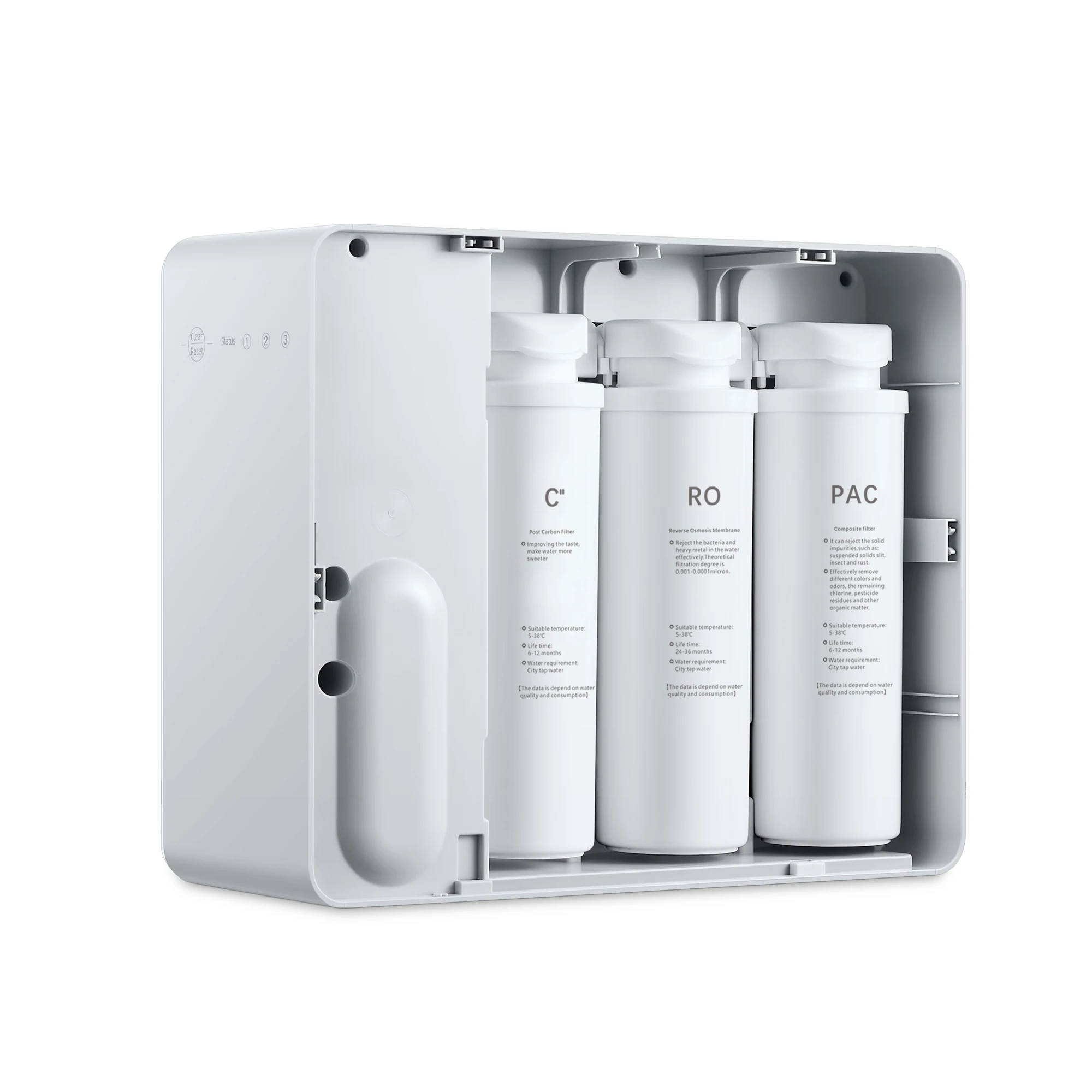 Factory home appliance Combine 3 stages filter water systems electric water purifier price