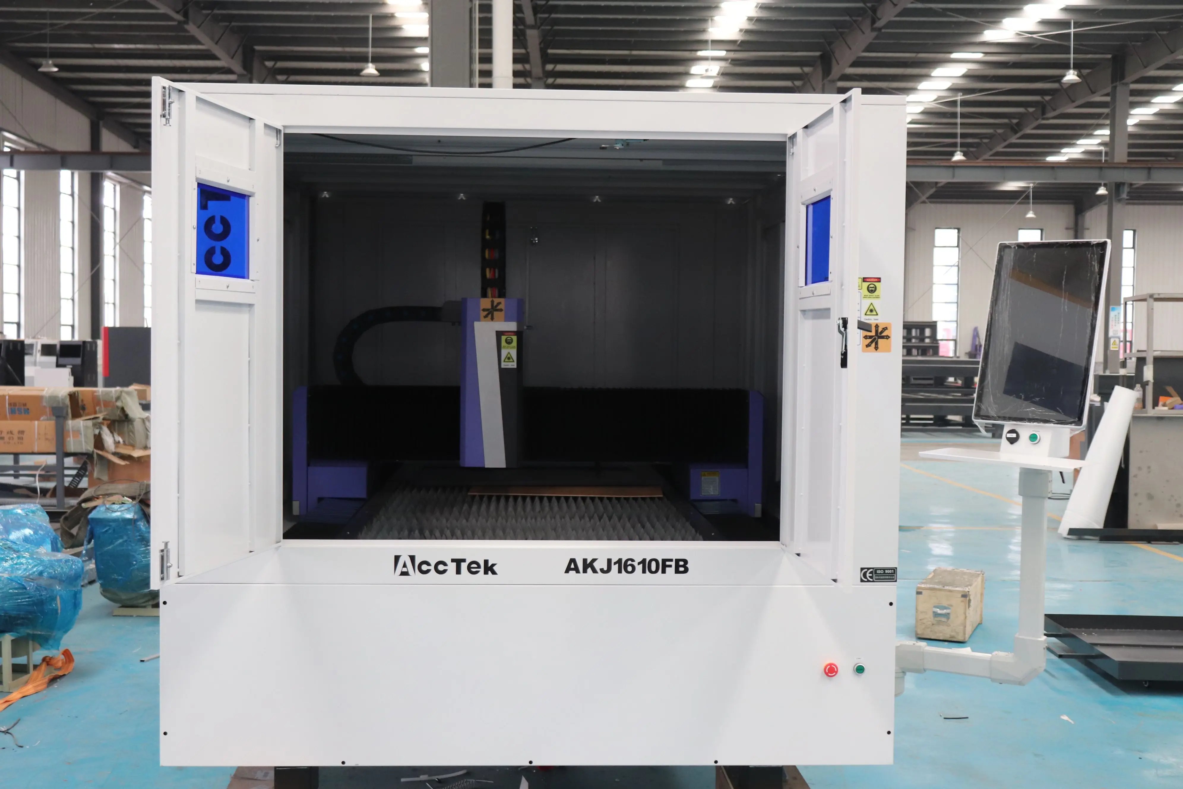 Full Cover 1390 1610 6090 Fiber Laser Cutting Machines Metal Cutting Laser Machine for Small Businesses 1000w 2000w 3kw