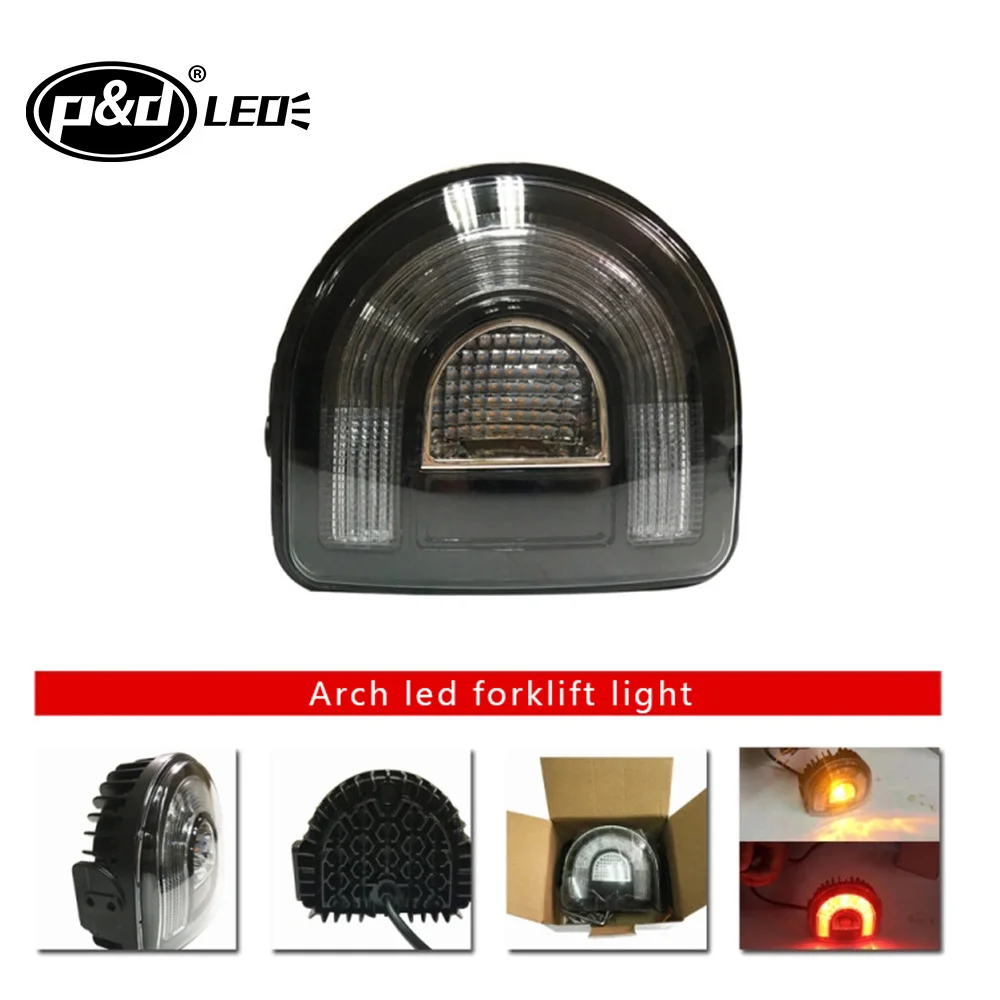 Manufactory Wholesale 30W LED Spot Forklift Truck Blue Warning Lamp Safety Working Light 10-80v