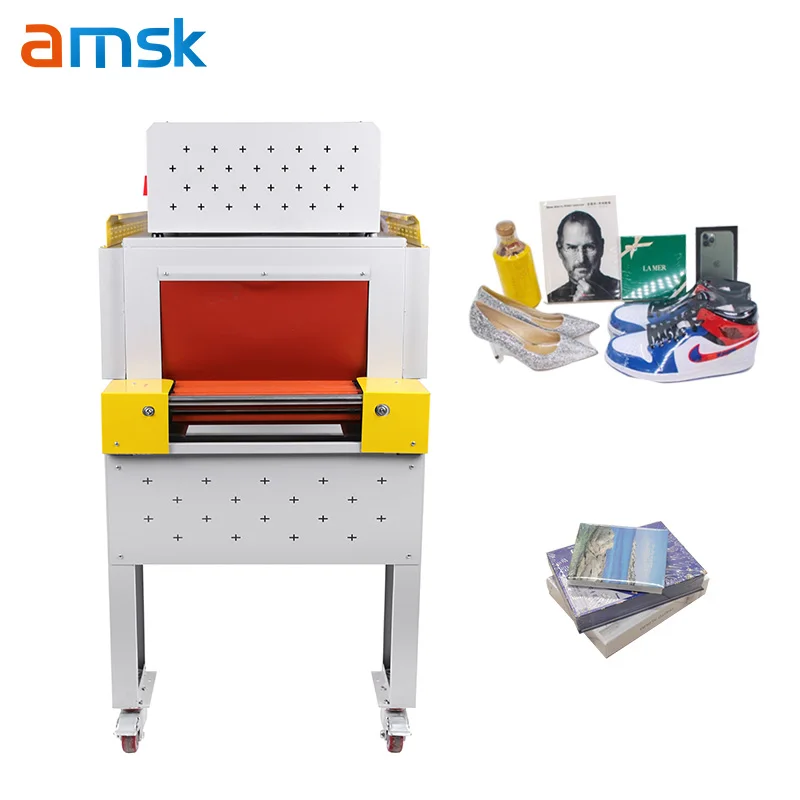 BS-9530 Large Size Automatic Heat Shrink Tunnel Machine Inner Circulation Plastic Film Wrapping for Food Pouch & Foil Packaging