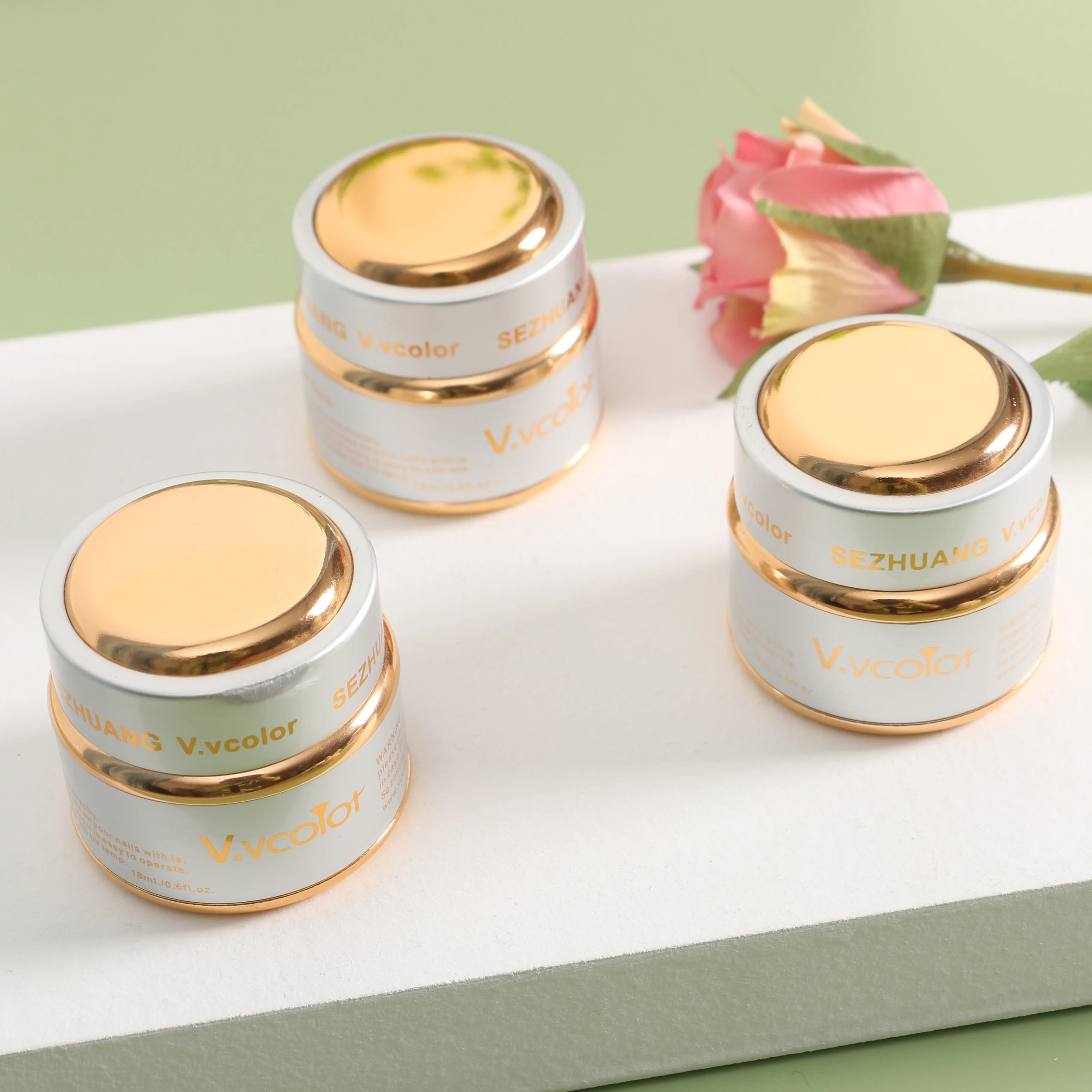 50g Custom Design Empty Cosmetic Aluminum Glass Hair Cream Containers Jar Supplier