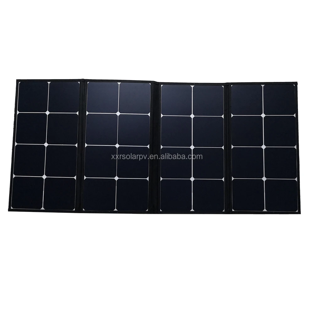 Customized Portable Flexible Solar Panel Folding Solar Panel 310w 320w 325w Sunpower ETFE 3-folded 4-folded Solar Panel