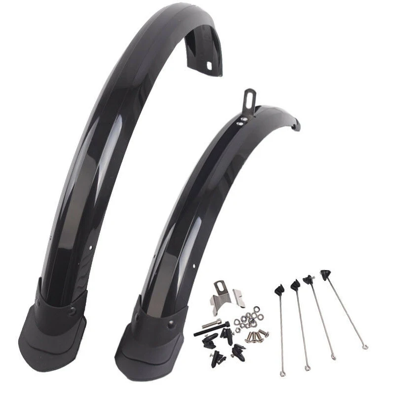 Customizable 20 inch Bicycle Front Rear Mudguards Set Folding Bike Cycling Lengthen Fender Set  Bicycle Accessory