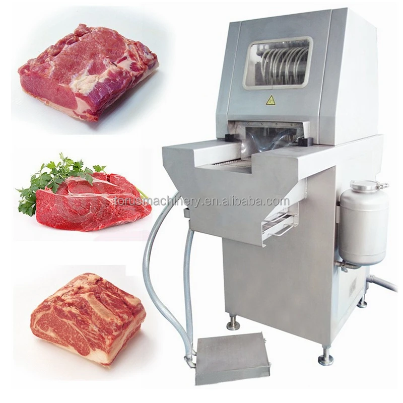 automatic meat injection machine/salt brine injector/poultry saline water injecting machine