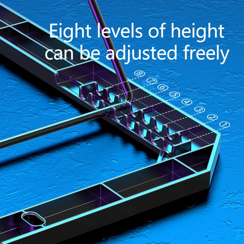 Laptop Stand Cooler Laptop Cooling Pad 2 USB Port Air-cooled Double Fans 1800+/-10%RPM Plastic 415*293*26.5mm
