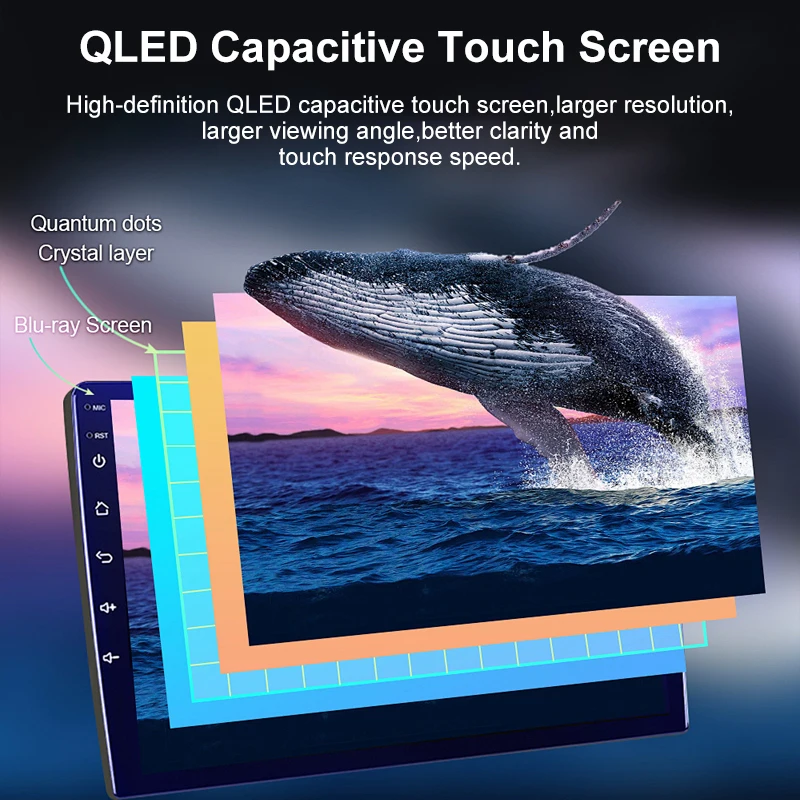 9 Inch Universal Android 12 Autoradios Touch Screen Stereo Carplay & Android Auto Car Radio Multimedia Player For KIA Rio2