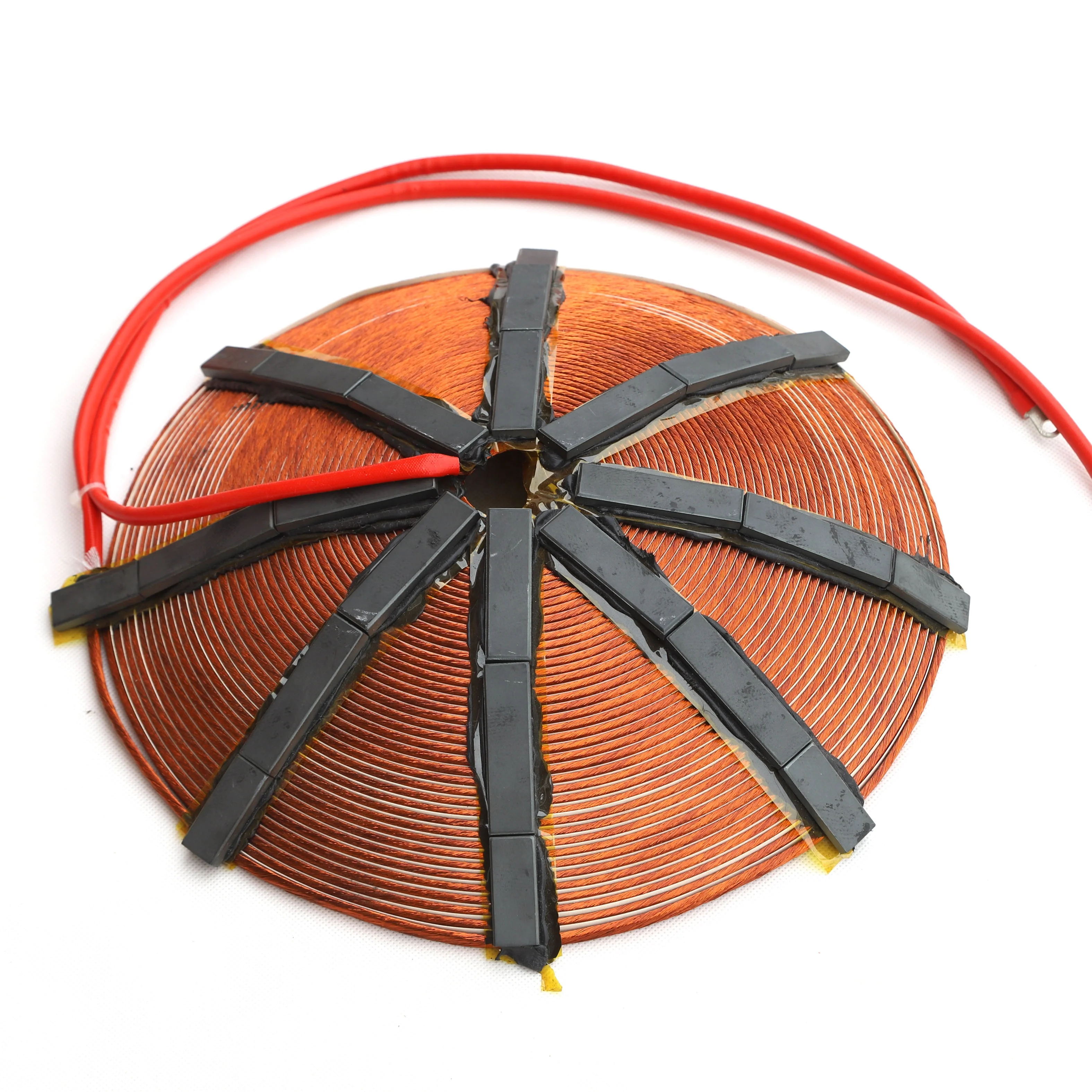 Good quality control OEM 5KW WOK Induction furnace Copper Coil induction heating coil commercial coil