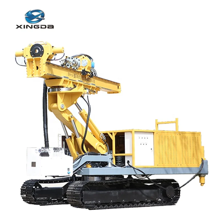 Xingda High Quality surface soil multifunctional crawler hydraulic rotary Jet drilling rig hydraulic crawler drilling machine