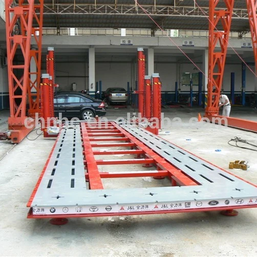 12m platform truck/bus body repair bench chassis alignment machine wirh CE and ISO approved
