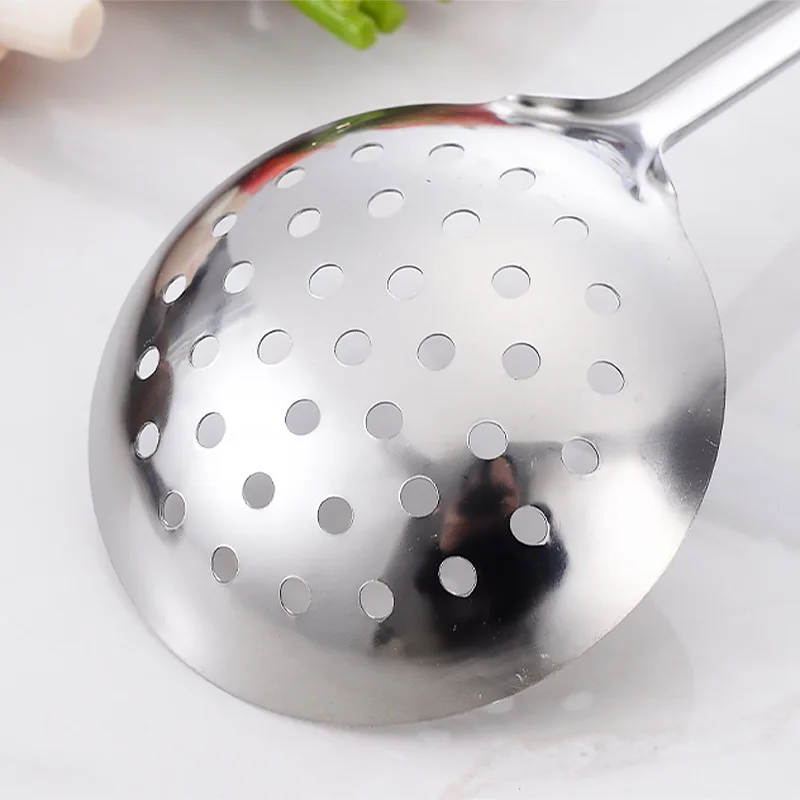 Cooking Utensil Set Stainless Steel Kitchen Tool Slotted Tuner Ladle Skimmer Serving Spoon Pasta Server