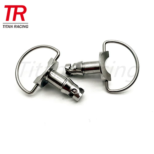 Factory Price Gr5 Ti6al4v Titanium 17mm Dzus Fasteners for Motorcycle Quick Release