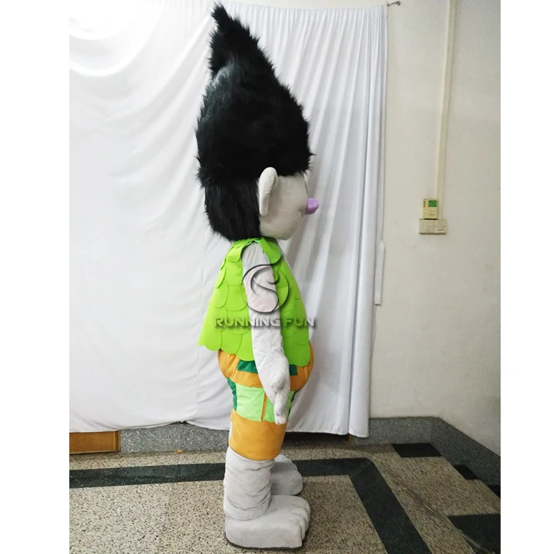 Running Fun OEM custom made pink poppy  branch trolls sonic pig bunny melon cartoon character mascot costume for adults