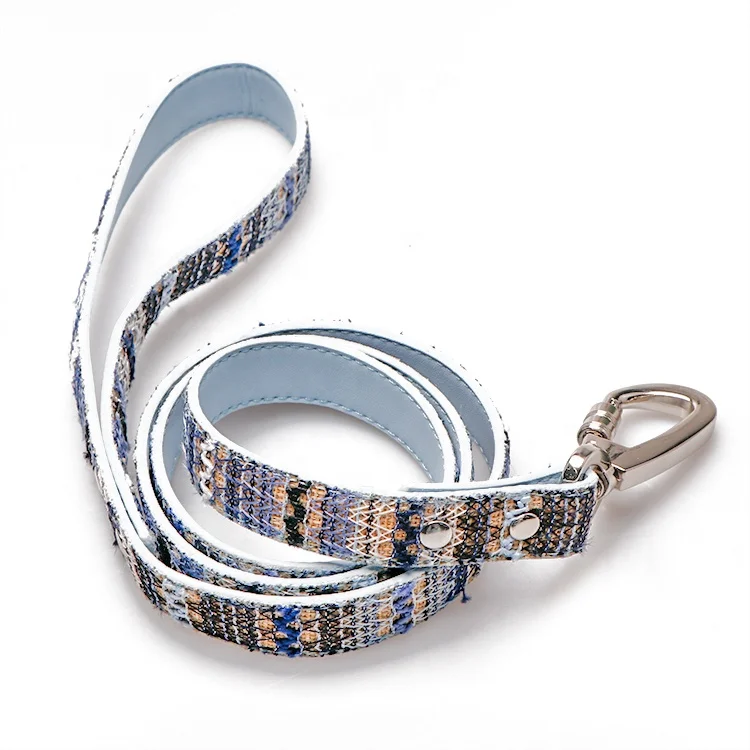 Manufacturer Pet Leashes Strong Large Extendable Custom Luxury Leather Dog Leash