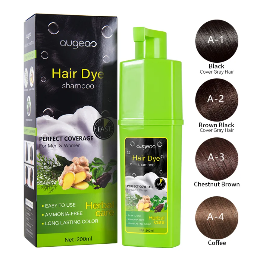 Oem magic fast black shampoo chino cubre canas