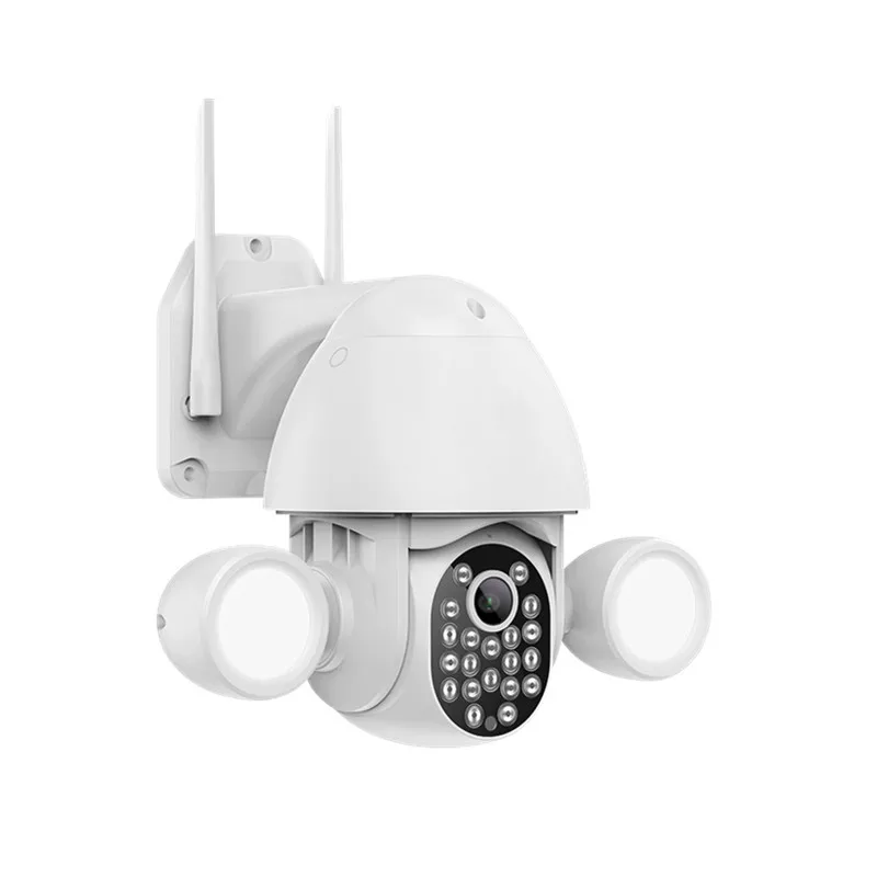 Tuya Wireless Ptz CCTV Security Kamera  Exterior Inteligente WIFI Audio 360 Alexa 1080P IP  Network camera