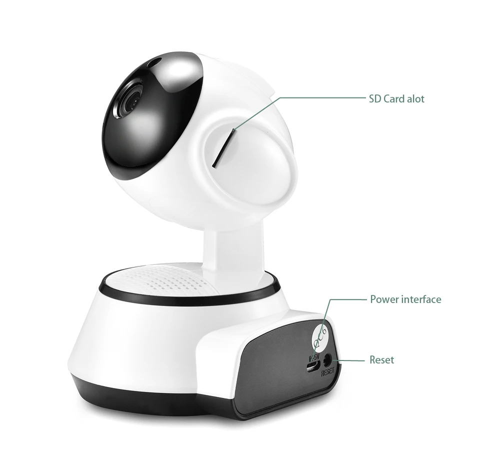 Hot Selling  Verto Smart Home security  360 degree surveillance Motion Detect Remote view P2P WIFI IP 360  V380 pro Camera