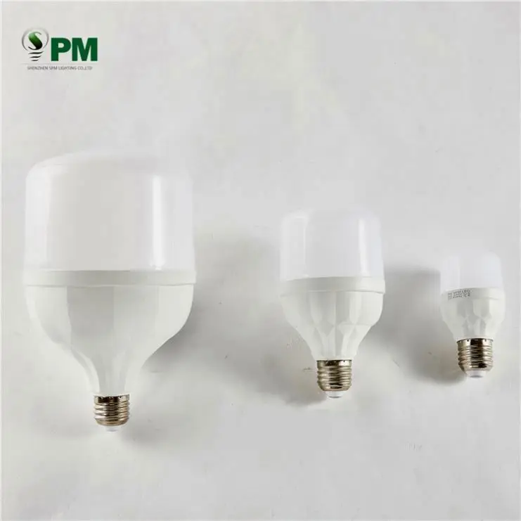T Shape LED Bulbs 6W10W 15W 20W 30W 40W 50W 60W High Power Big Watts White Body Lamp Led B22 bulb led E27 light led bulbs