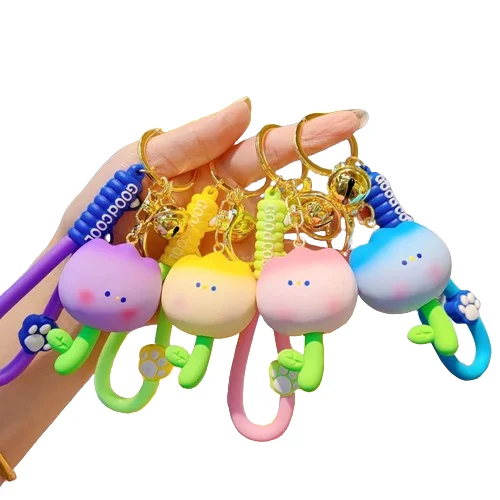 Милая Смола тюльпан цветок кулон брелок милая девушка сердце пара автомобилей оптом