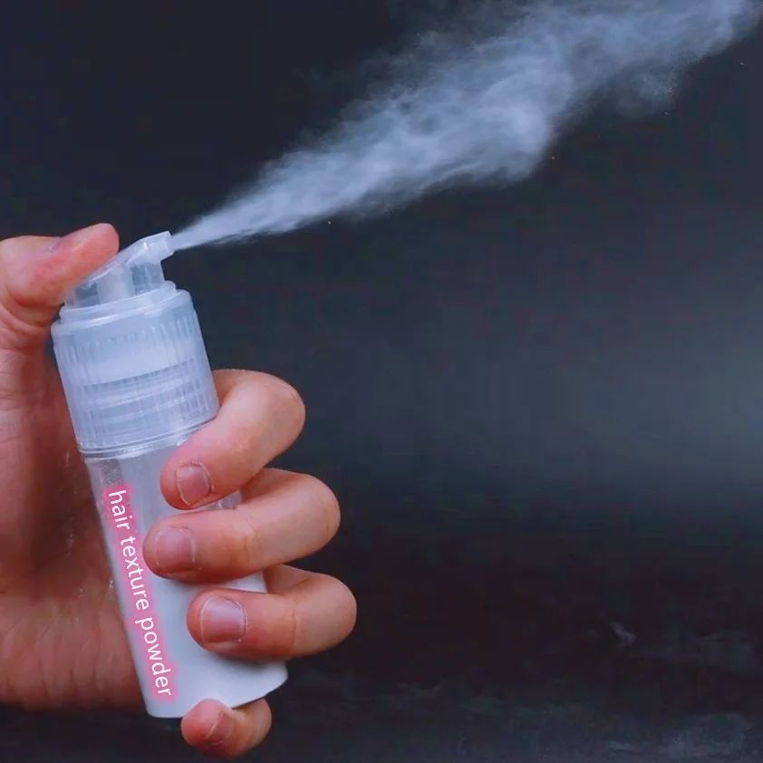 Wholesale pump matte hair mattyfying powder hair powder texture