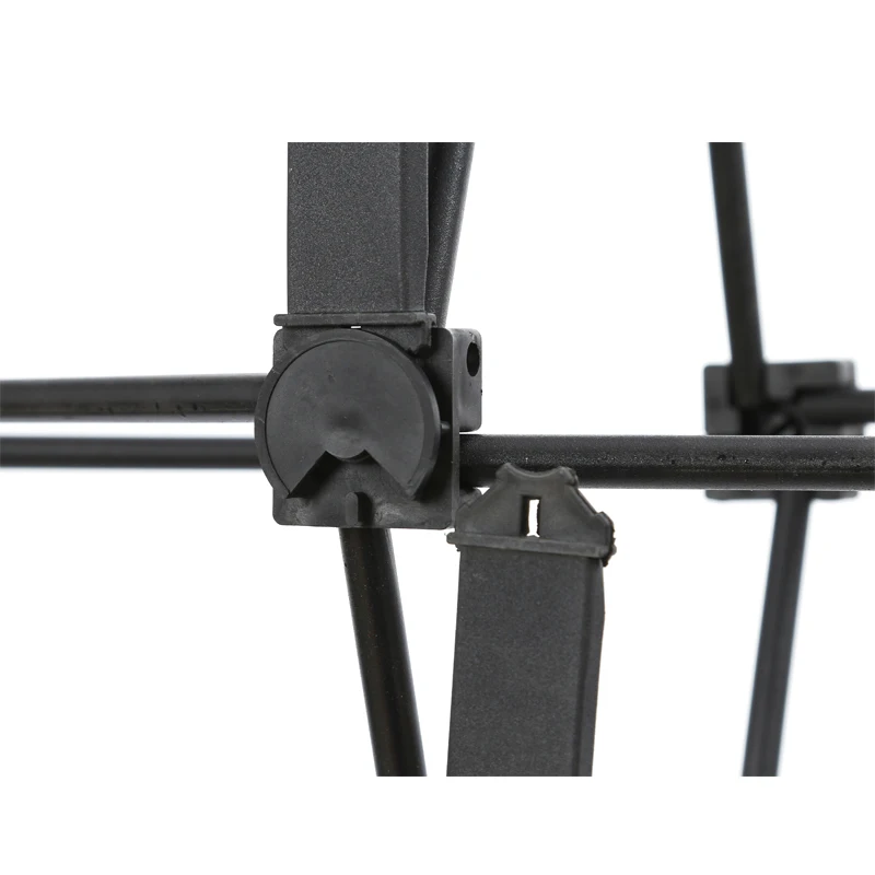 Floor standing iron frame black  pop up trade show advertising wedding display banner design foldable backdrop display stand