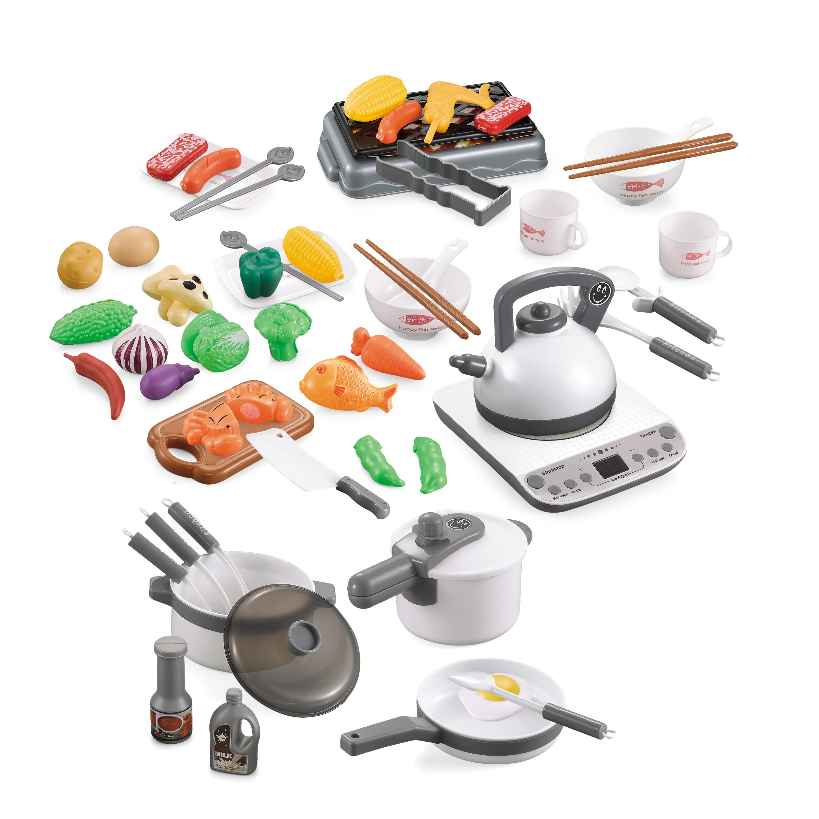 Самый дешевый роскошный пластиковый настоящий набор игровой и развивающий для приготовления пищи другие детские игрушки дошкольного возраста мальчиков девочек