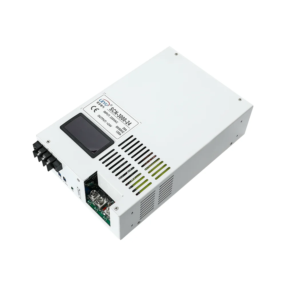 Power supply with display 3000W 12v 24v 36v 48v adjustable output voltage single output switching power supply