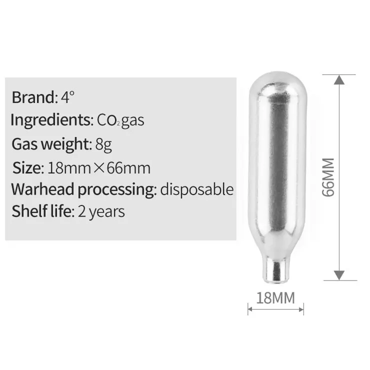 8g food grade Co2 Gas Machine Outdoor Picnic use Portable Soda Water Maker Sparkling drink Maker use Small Cylinder