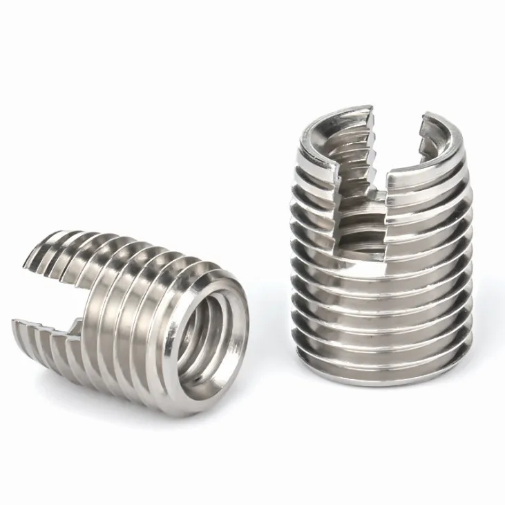 M2 M4 M8 Super Duplex Stainless Steel A325 A286 2205 2507 904l Slotted Self Tapping Wire Key Locking Thread Inserts