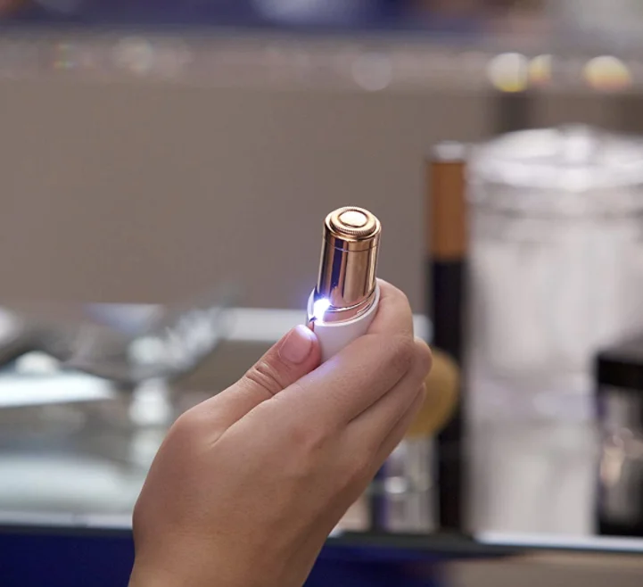 Makellose Frauen Schmerzlose Gesichtshaar Entferner for USB-Wiederaufladbarer Epilator and Facial Hair Remover