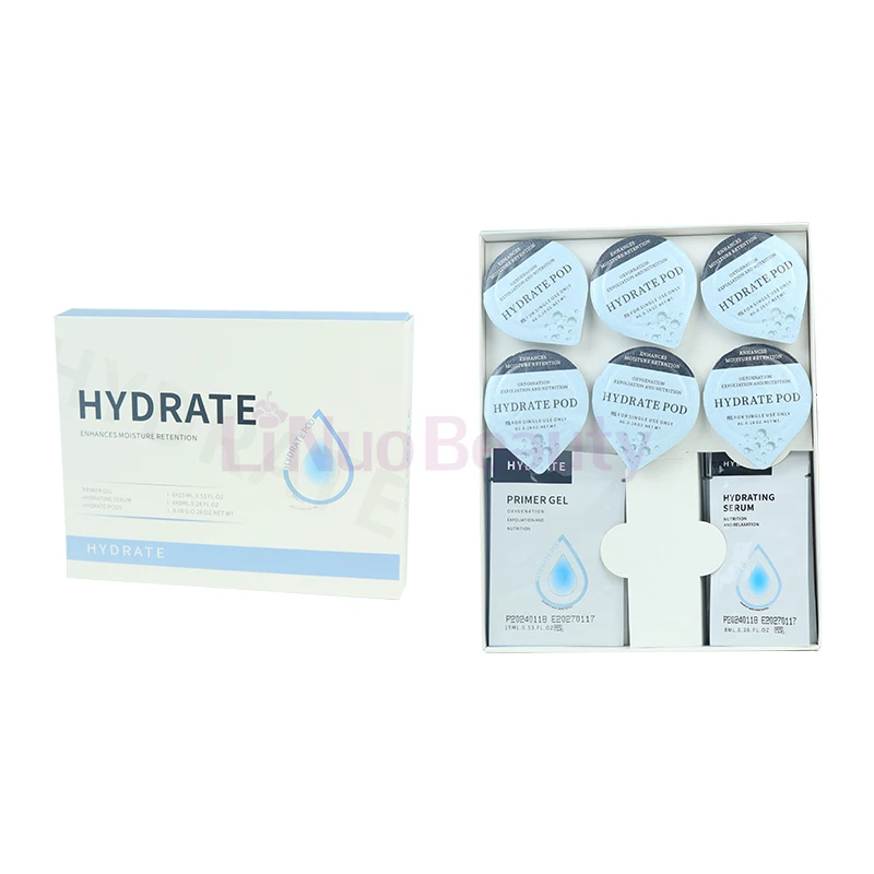 Portable Hydrodermabrasion Capsule Skin Brighten Glam Detox  Co2 Bubble Oxygen Pods Acne Treatment For Skin Whitening Serums