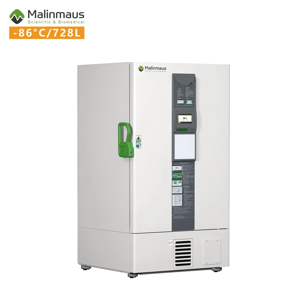 Malinmaus 728L -86C Minus 86 Degree ultra low temperature biological cryogenic ULT cold  lab vaccine medical freezers