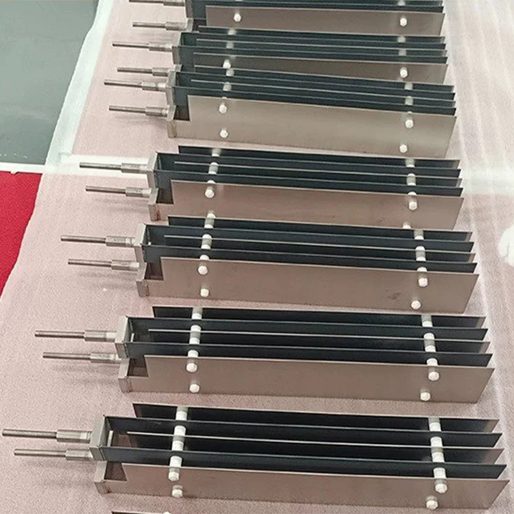 Anode Electrode Titanium Jigs Rack Sheet Plate With Iridium And Ruthenium Coated Wire Manufacturer Wastewater Treatment