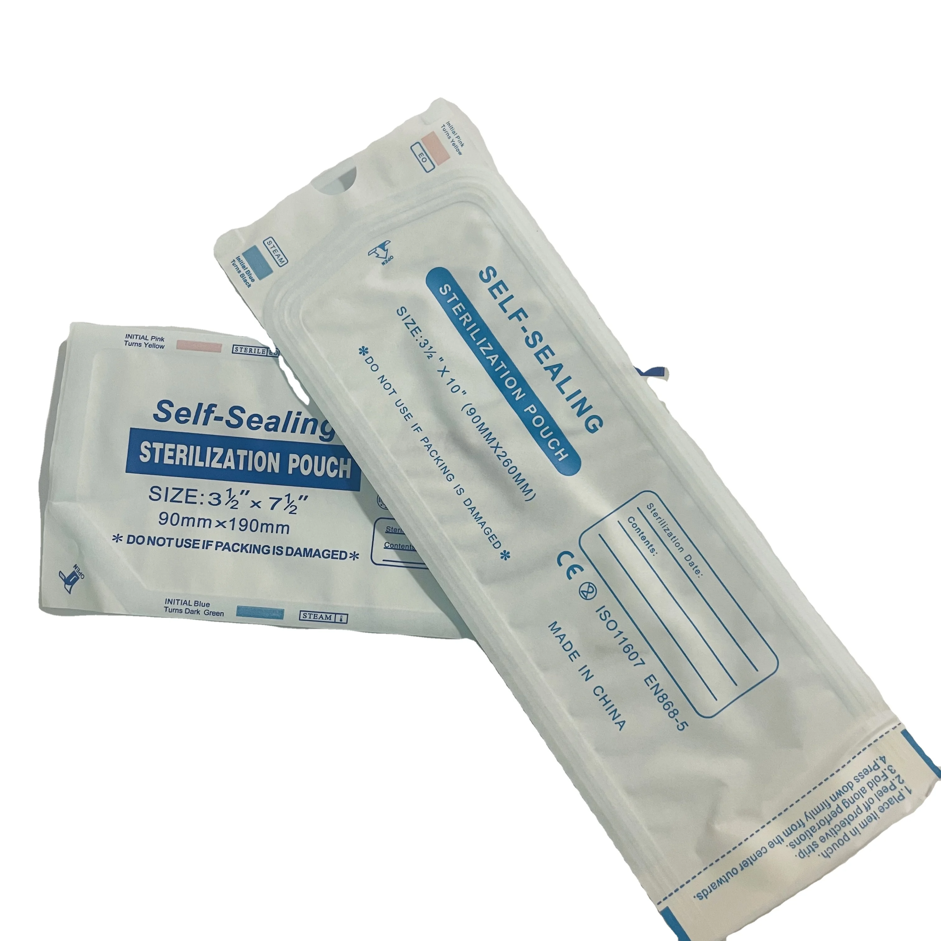 Wholesale self seal sterilization pouch dental  sterilizer bags pouch for dentist tools nail salon