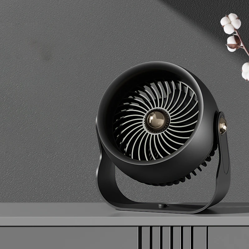 Rechargeable Air Circular Hand Fan Outdoor 1200mAh Handheld Portable Foldable Electric Mini Fan