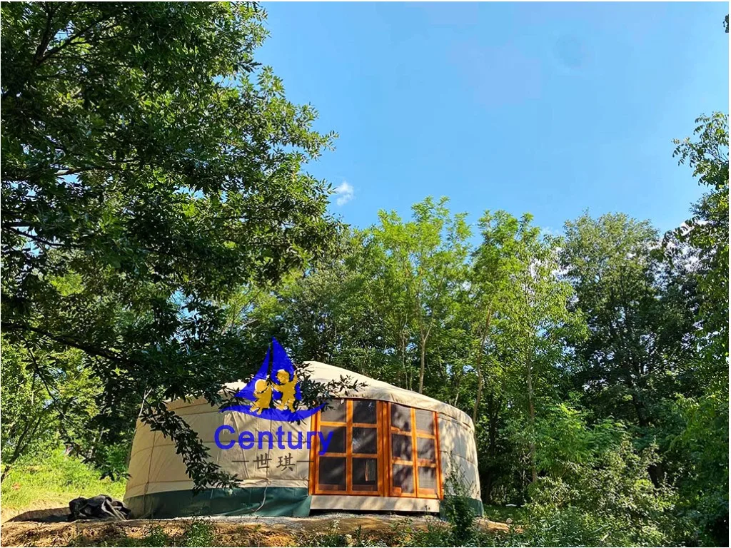 Diameter 6m Yurt Tent For 15 Person Tent Type Mongolian Yurt 4 Layers Mongolia Yurt Tent For Party