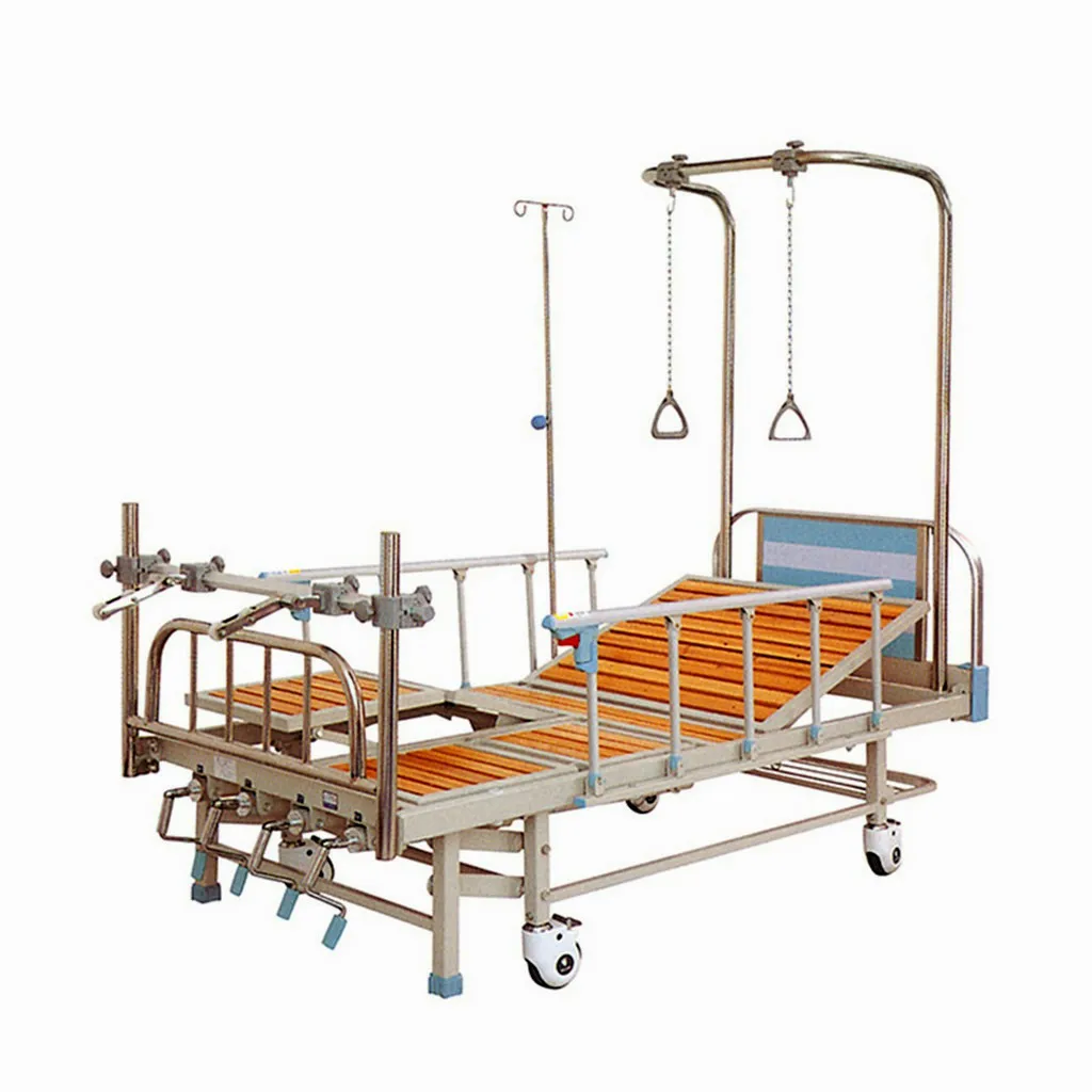 AG-OB002 Manual Cranks Control Nursing Hospital Orthopedic Traction Bed For Patient