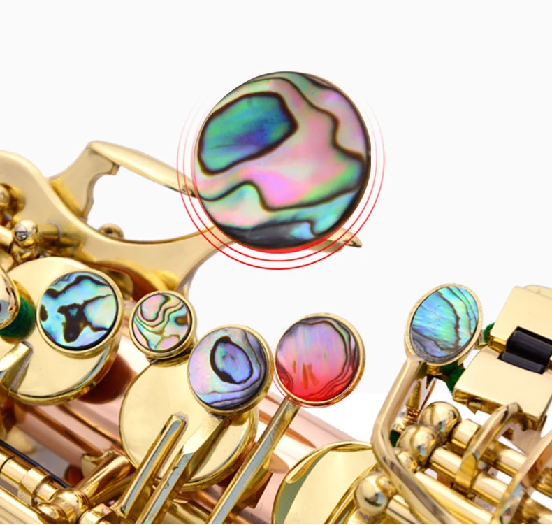 
Gold Lacquer Phosphorous Copper Alto Instrument Accessories China Sax Professional Eb Saxophone Alto 