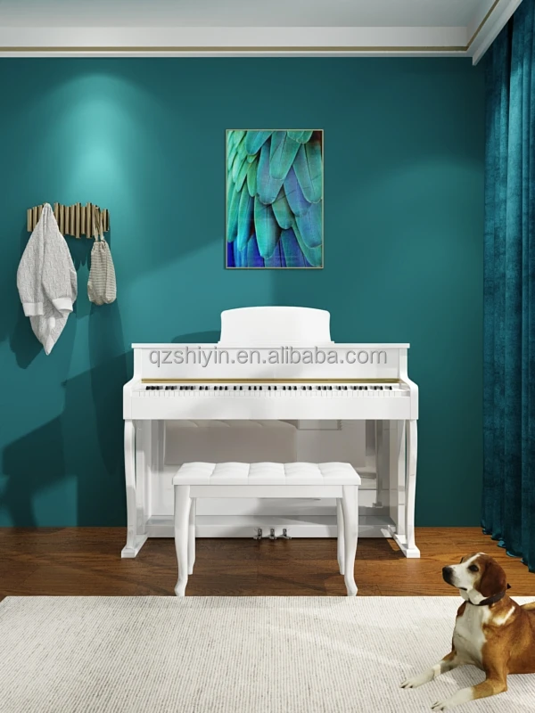 Electric Piano 88 keys Heavy Hammer home professional adult pink smart piano