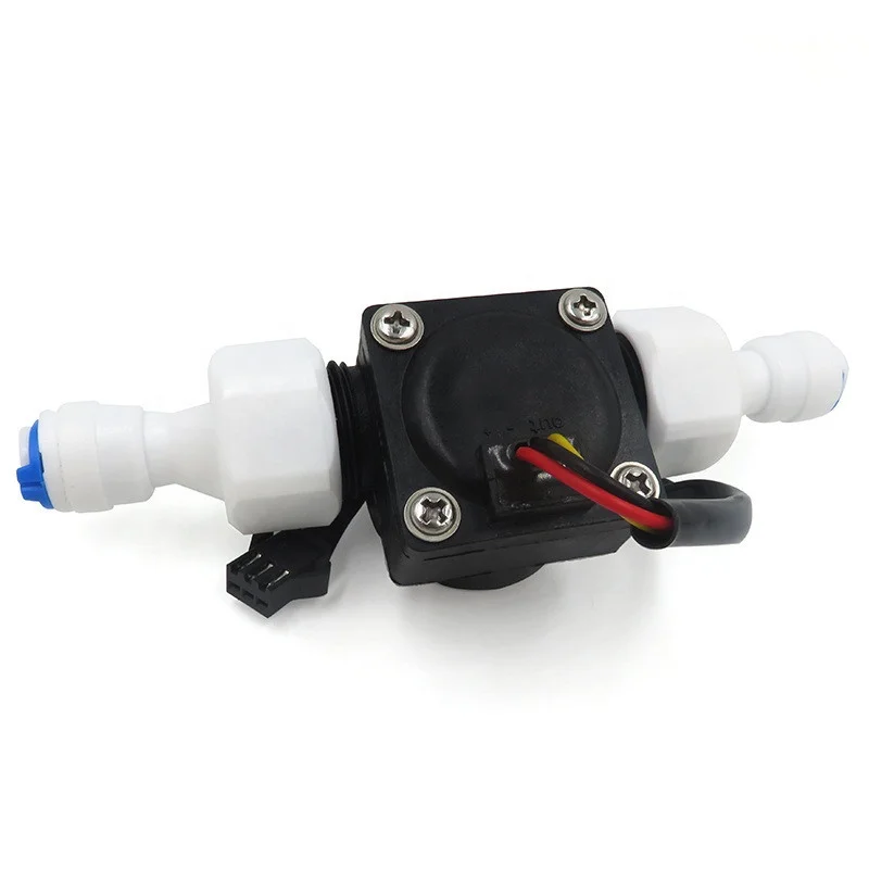 Магнитный датчик Холла FS200A, датчик расхода жидкости, датчик микро-расхода, измеритель уровня G1/2 дюйма, 1-30 л/мин