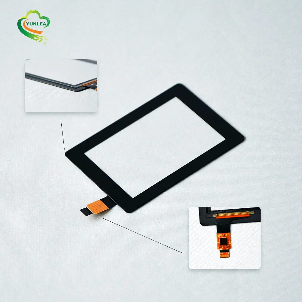Yunlea manufacturer 3.5 inch capacitive touch ITO foil film with tempered glass