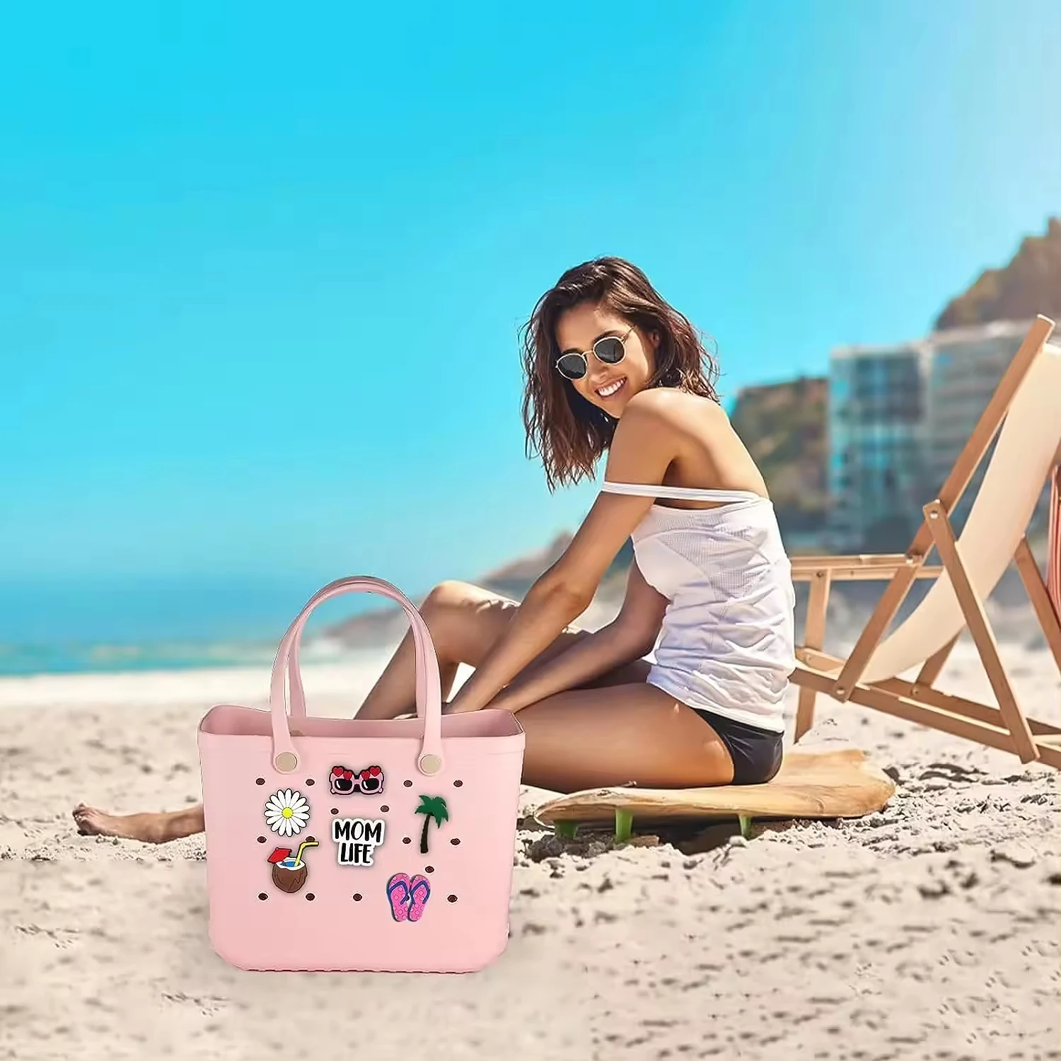Latest styles Wholesale Designer Silicone Shoes Charm Backpack Handbags Tote Bogg Bag Charms Accessories