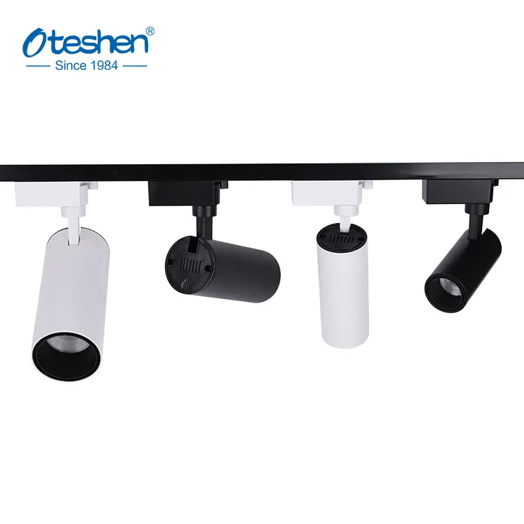 New Design Anti Glare COB Adjustable Spot Track Lamp 10w 18w 24w 30w Aluminum Led Track Light