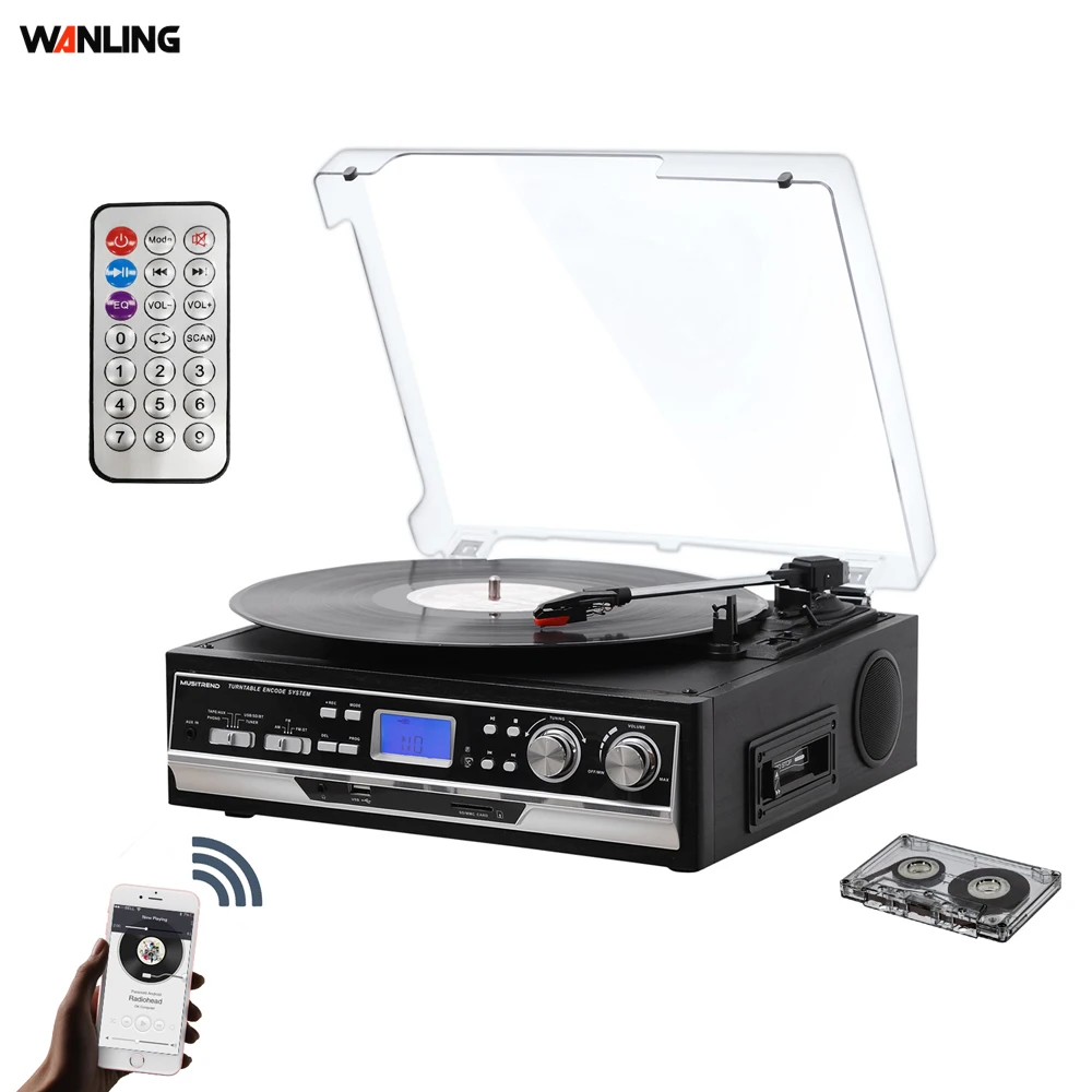 China antique turntable cd record cassette radio player vintage DAB radio record player