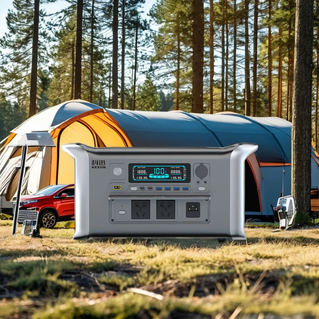 Портативные комплекты электростанций с аккумулятором Lifepo4 1024w-2048wh 1000w-2000w солнечный генератор резервный Автомобильный контроллер MPPT