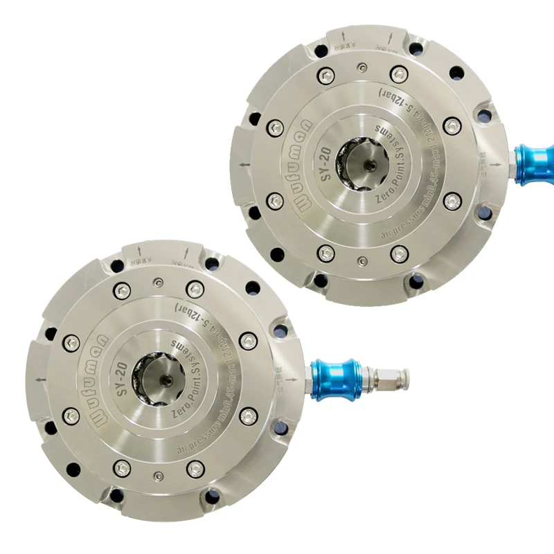 One way clamp stations zero point positioning clamp pallet fixture for general milling application