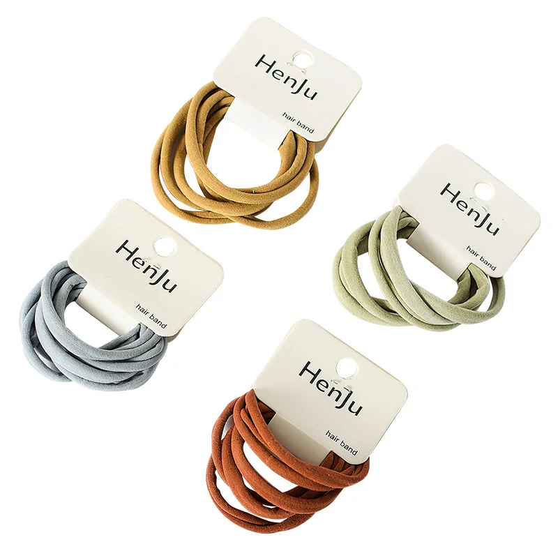 Factory Price Elastic Ice Silk Seamless Luminous Hair Ring Hair Rope